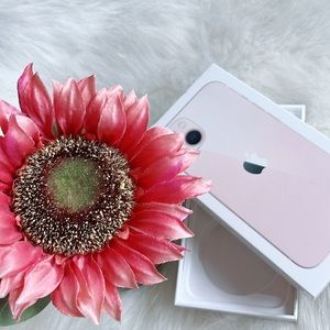 Empty iphone 13 box “pink” rose